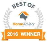 Best of home advisor 2016 winner badge.