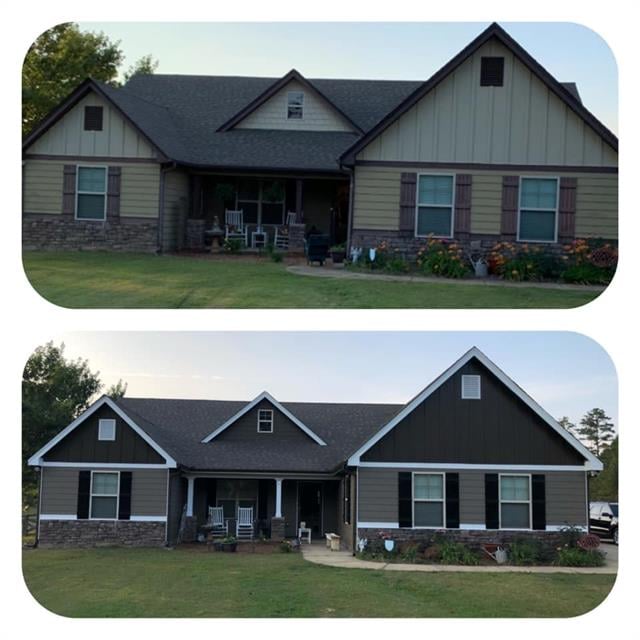 Before after exterior home