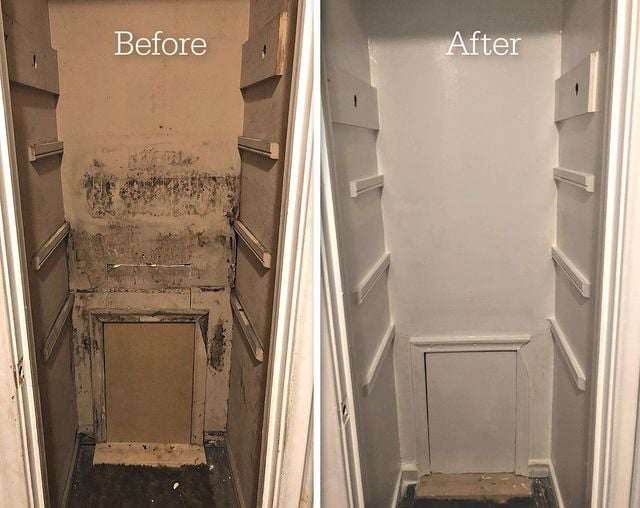 Closet repainting and repair