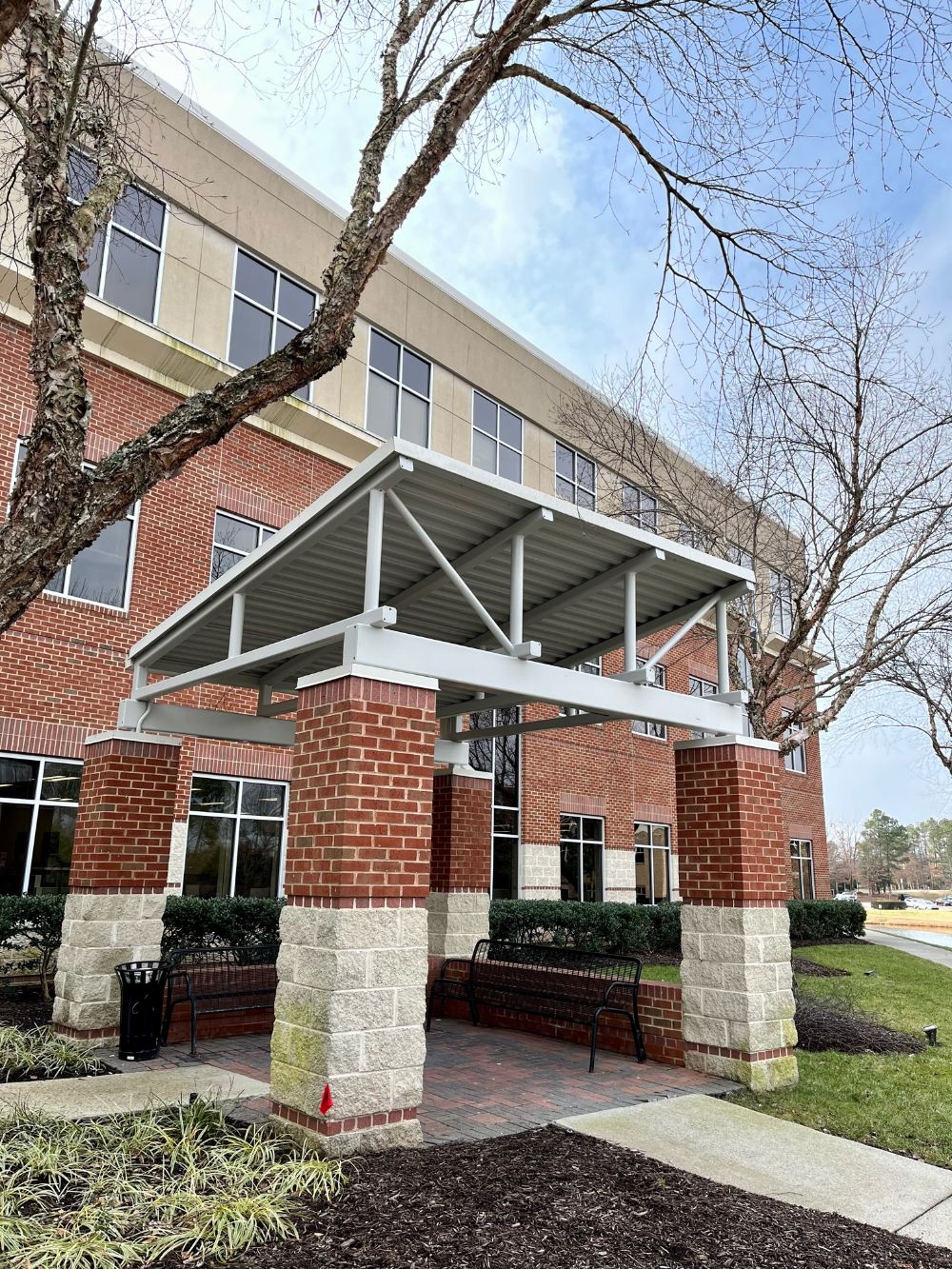 Commercial Building- Metal Awnings