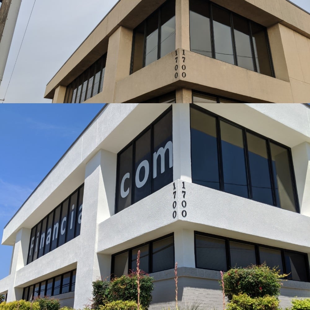 Commercial Exterior- Before & After