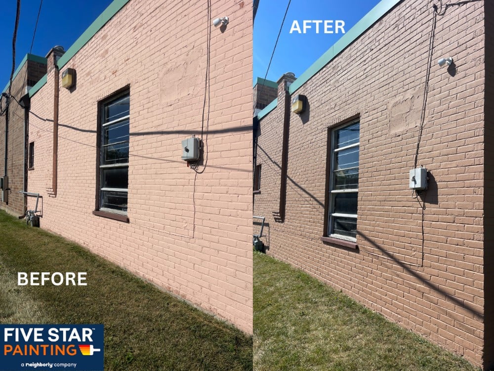 Commercial exterior painting