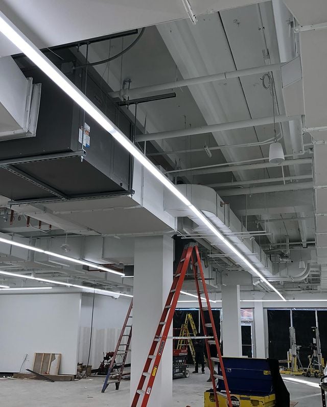 Commercial paint project