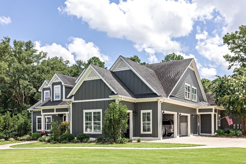 Craftsman home, Sherwin williams gray, minneapolis