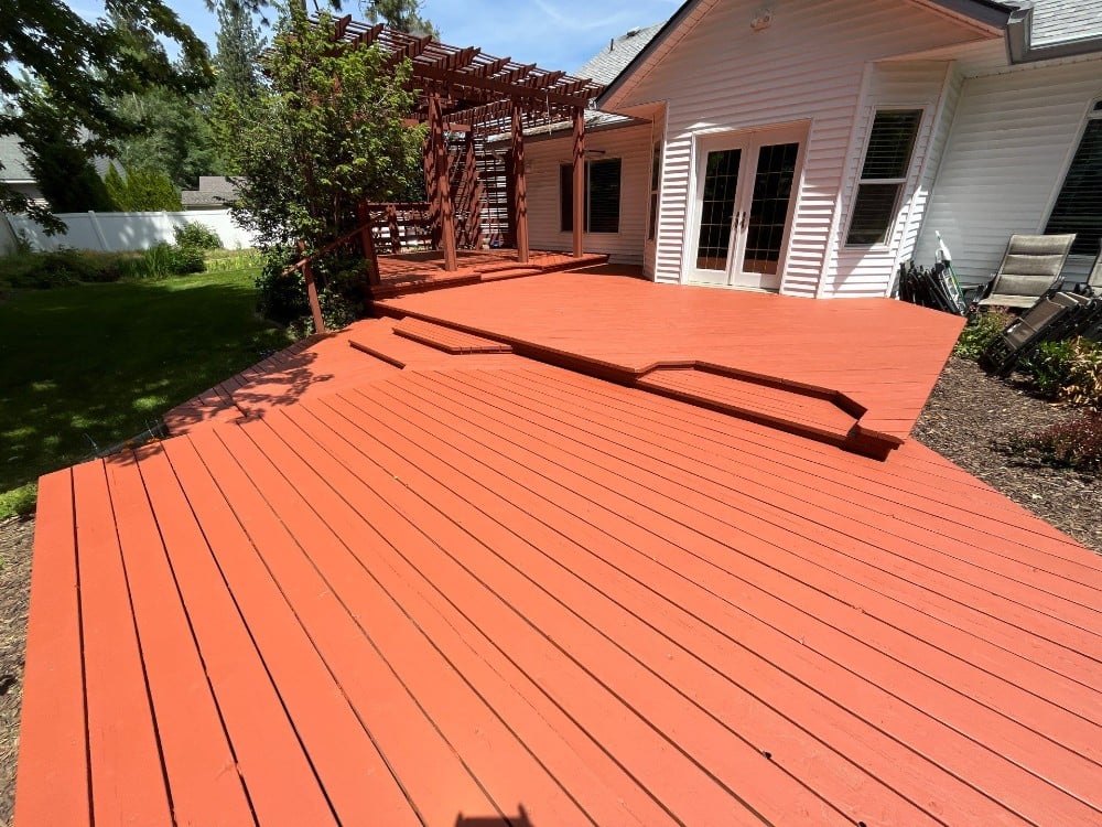 deck, stain, deck stain, deck staining, idaho, exterior, exterior staining, residential stain, residential deck staining.