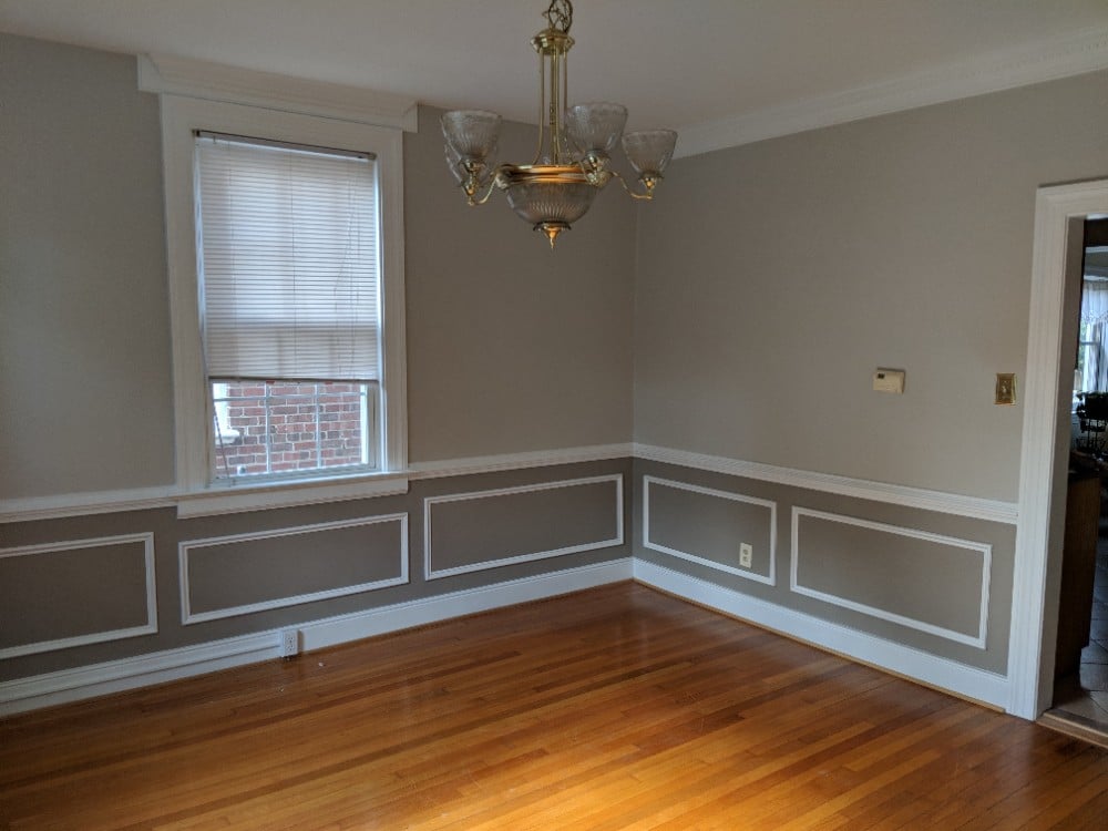 Dining Room- Walls, Ceiling and Trim