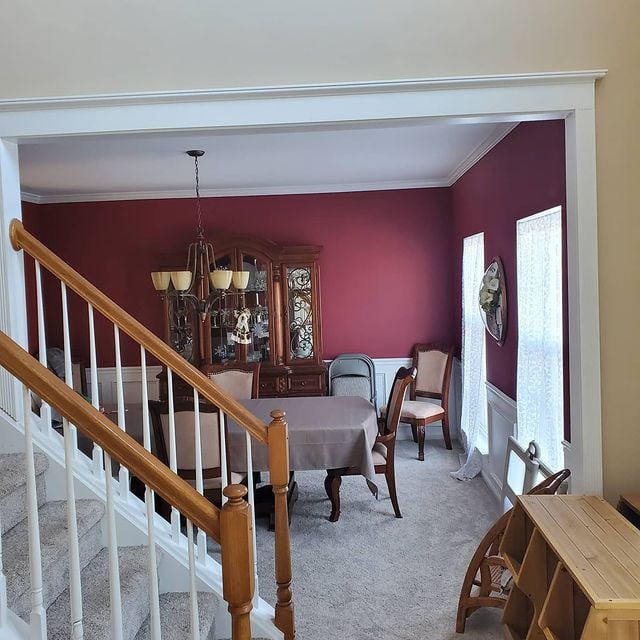 Delaware Painting, Residential Painting, Interior Painting, Color Consultation, Color Consultant, Remodeling, Expert Painting, Sherwin-Williams, Dining Room, 19701