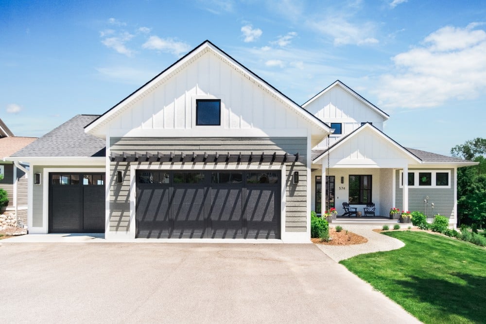 White and grey home