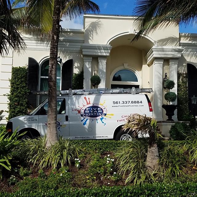 FSP van in front of house