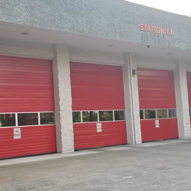 Fire Station Red Bay Doors