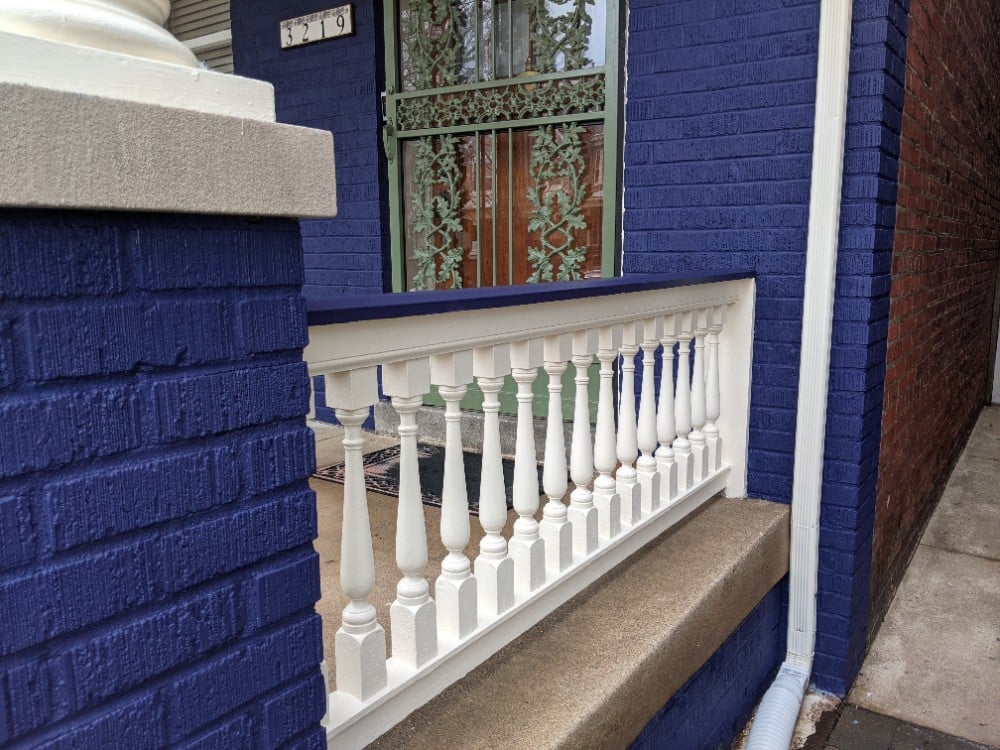 Front Porch Railing- Detail