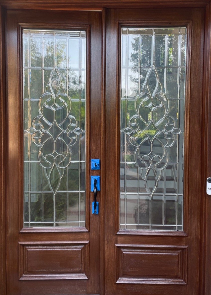 Front door refinishing