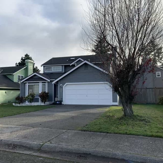 Two Story Home with Double Car Garage and Bay Window