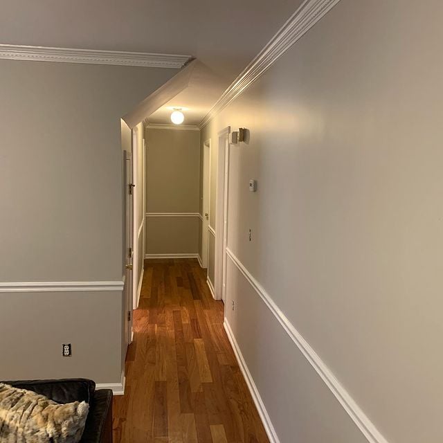 grey hallway