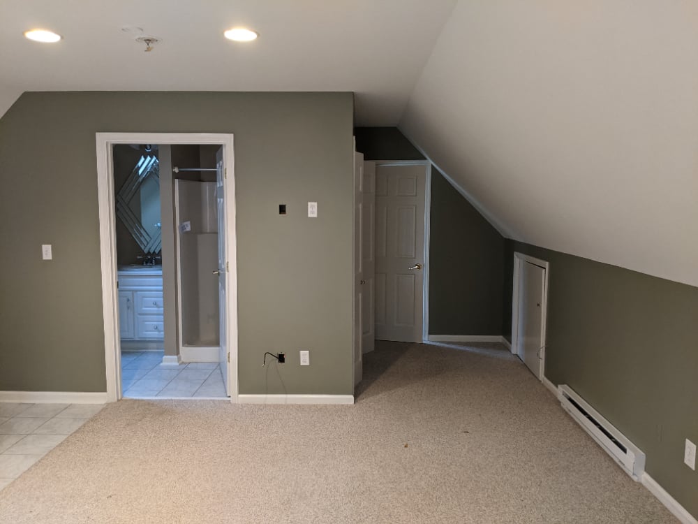 Interior Playroom & Bath- Walls, Ceiling & Trim