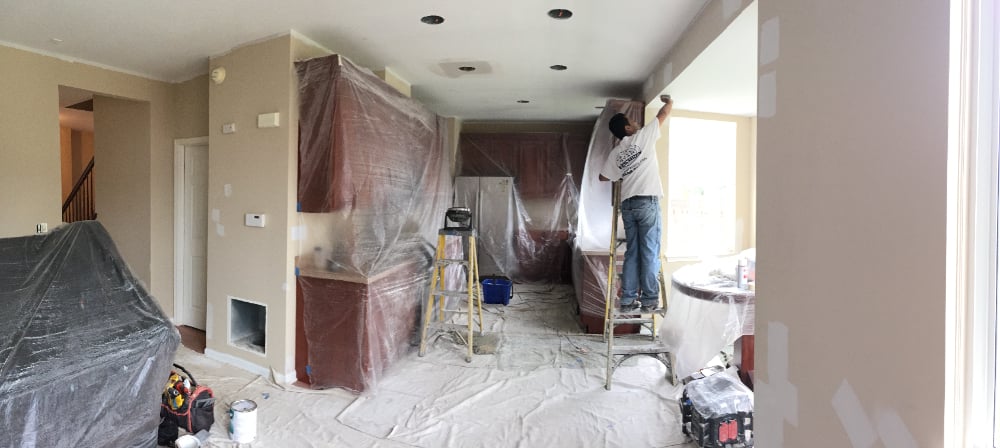 Interior prep and painting