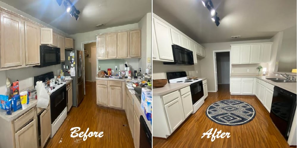 Kitchen Before and After