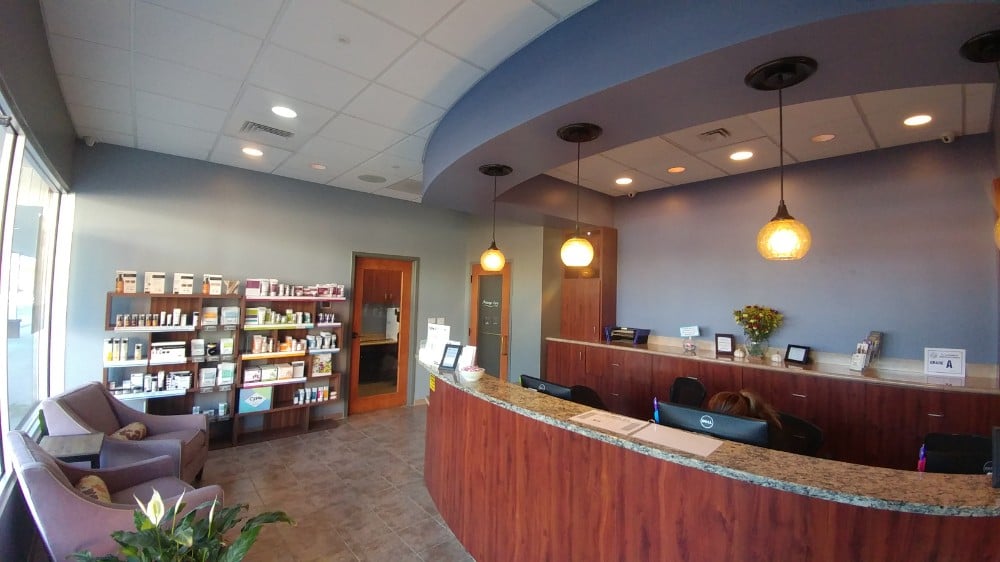 commercial painting, interior painting, rebranding, interior commercial painting, Winston Salem, Massage Envy