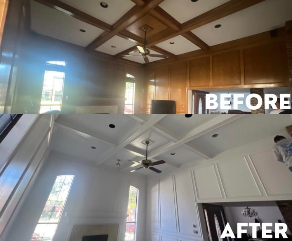 Outdated Paneling can look new again