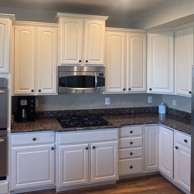 Painted White Kitchen Cabinets