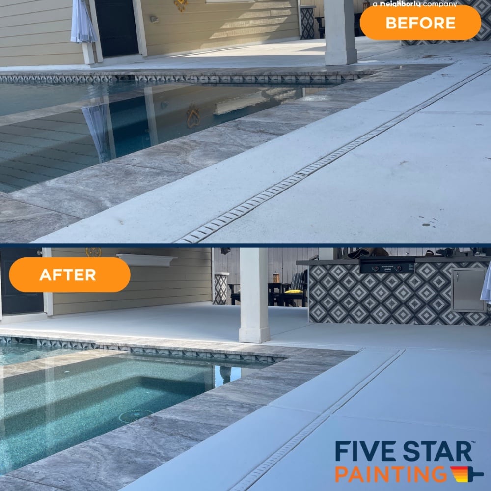 Pool Deck Painting