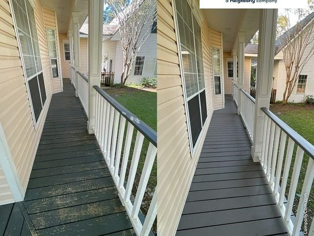 Porch Foor and Railing Painting