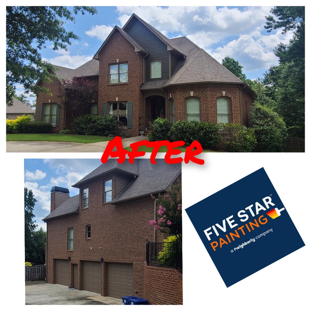 Residential exterior painting in Birmingham, AL