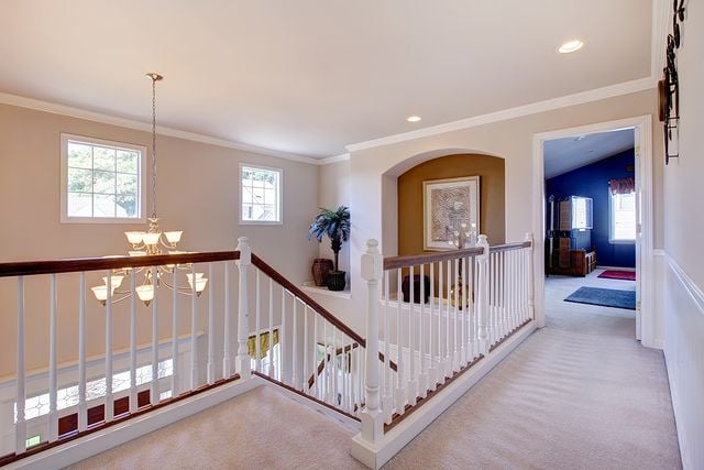 Accent Wall, Stairway, Delaware Painting, Residential Painting, Interior Painting, Color Consultation, Color Consultant, Remodeling, Expert Painting, Sherwin-Williams, Wilmington, Vibrant Paint