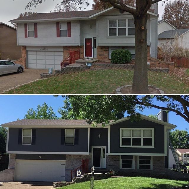 Siding in SW Wall Street, shutters and doors