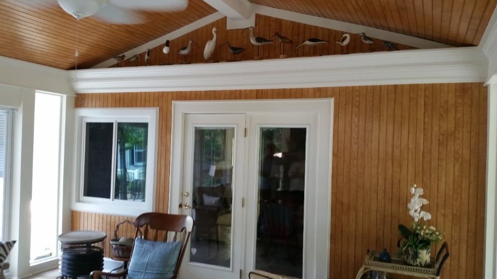 Sunroom We services Raleigh, Durham, Chapel Hill, Wake Forest, Brier Creek, Hillsbourough, Pittsboro, Rolesville with Sherwin Williams, Ben Moore paints for Interior, Exterior, Cabinets, Decks, & Commerical