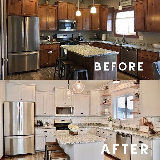 We’ve said it before and we’ll say it again.. when transforming your home COLOR is everything! The right paint color will be your best ally in your home remodel journey ??