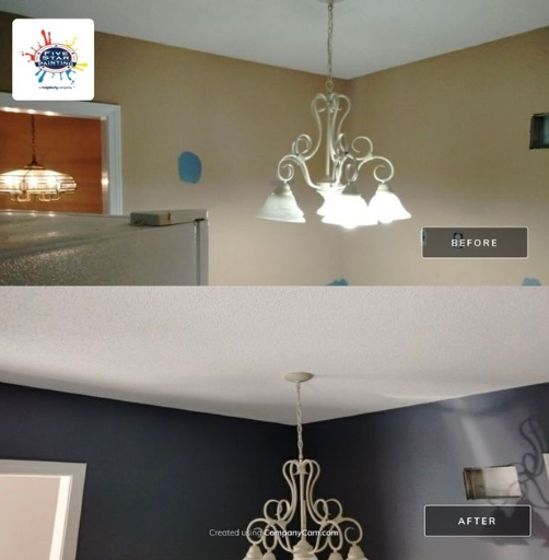 We love a good transformation! Let Five Star Painting help with your home. (816)521-6444 #painitng #fivestarpaintingofnkansascity #fivestarpaintingofOP #interiorpainting #beforeandafter #kitchenpainting #homeimprovement #coloryourhome