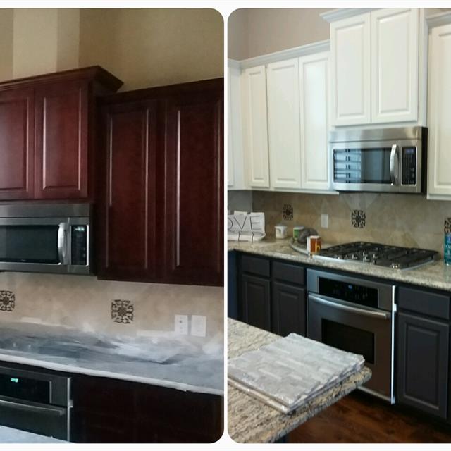 before and after kitchen