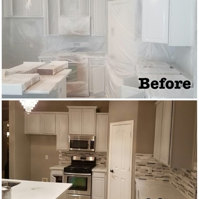 before and after kitchen