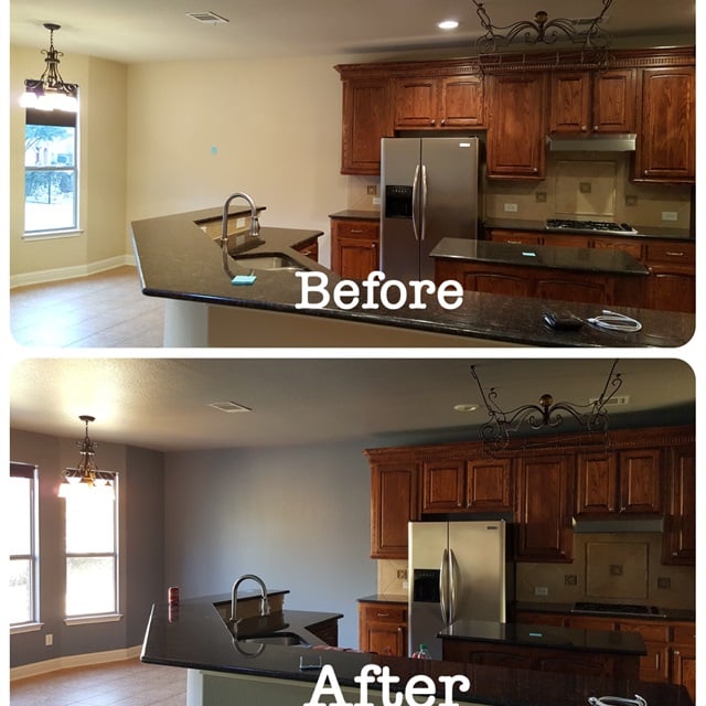 before and after kitchen