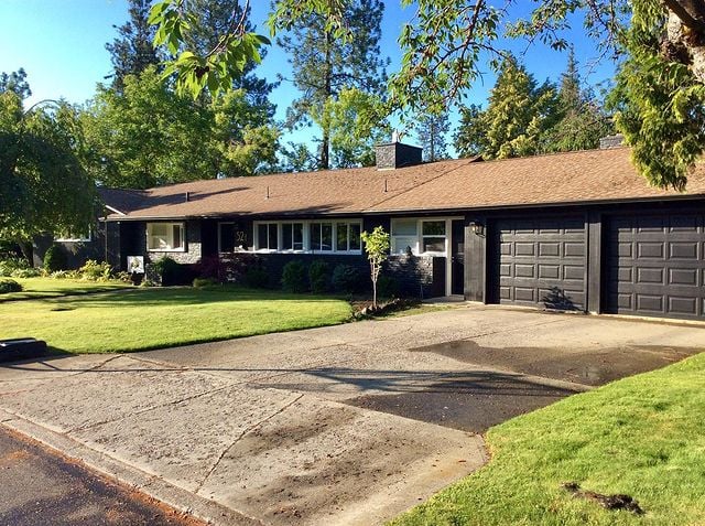 black and brown exterior home