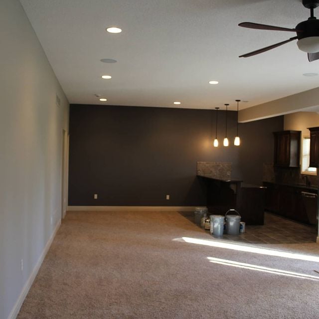 black and grey interior room