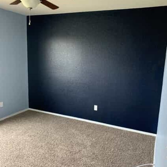 blue interior wall 