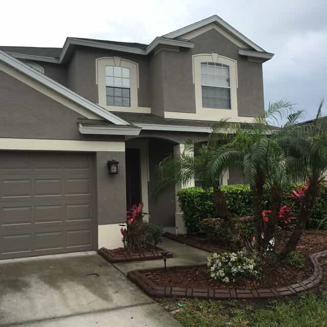 brown exterior home 