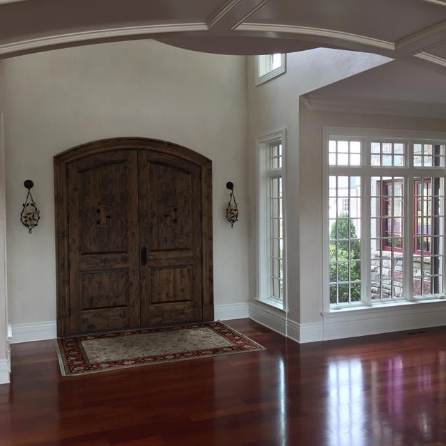 elegant set of wood doors