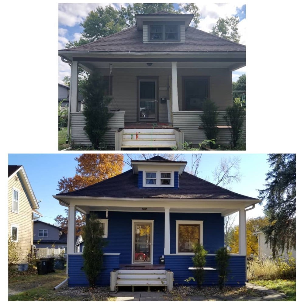 exterior home repaint