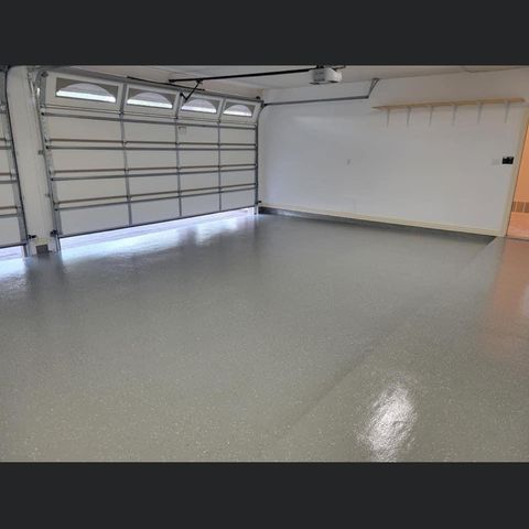 flooring in a garage