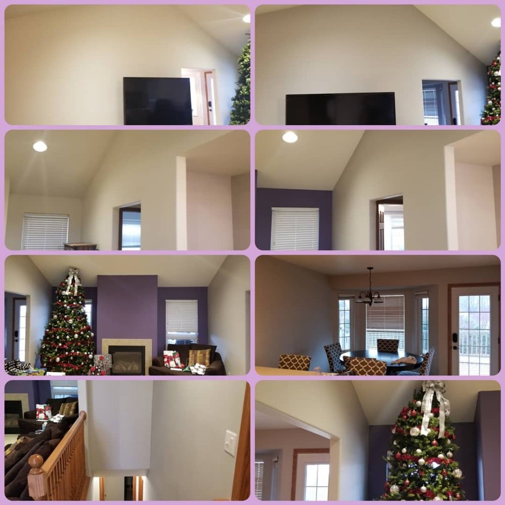 full interior repaint for the holidays