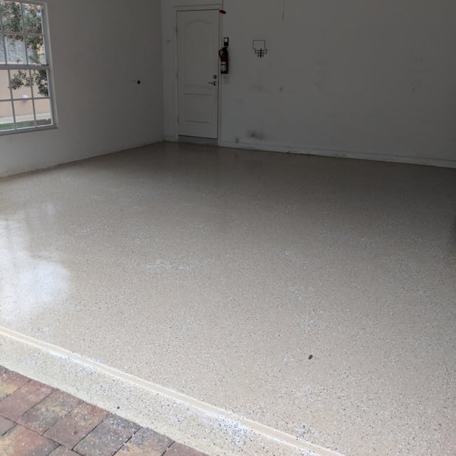 gray garage floor