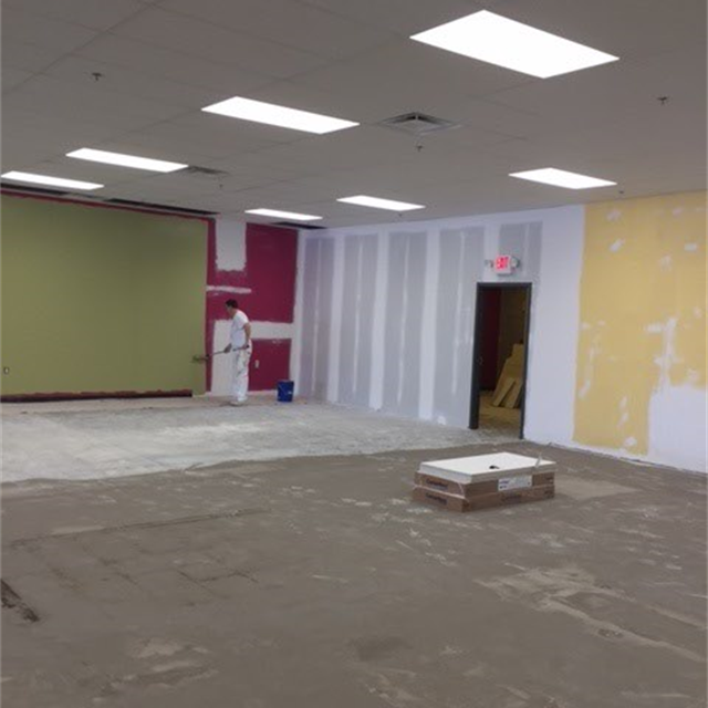 office interior paint in progress