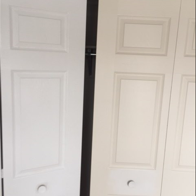 painted closet doors