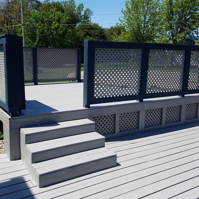 painted deck