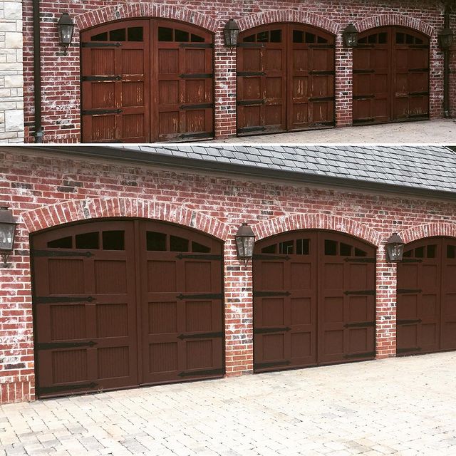 refinish of garage doors