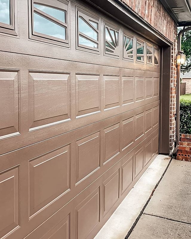 rookwood dark brown garage door