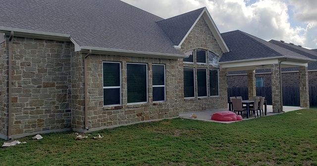 stone exterior home